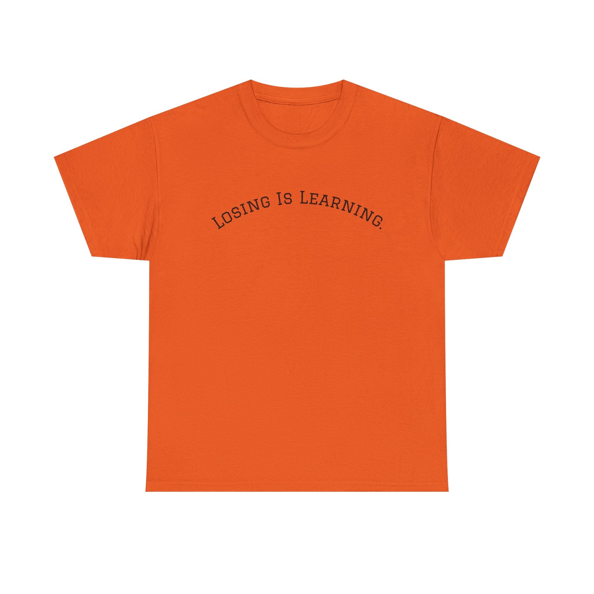 Losing Is Learning Tee — Minimal Inspirational Graphic T-Shirt