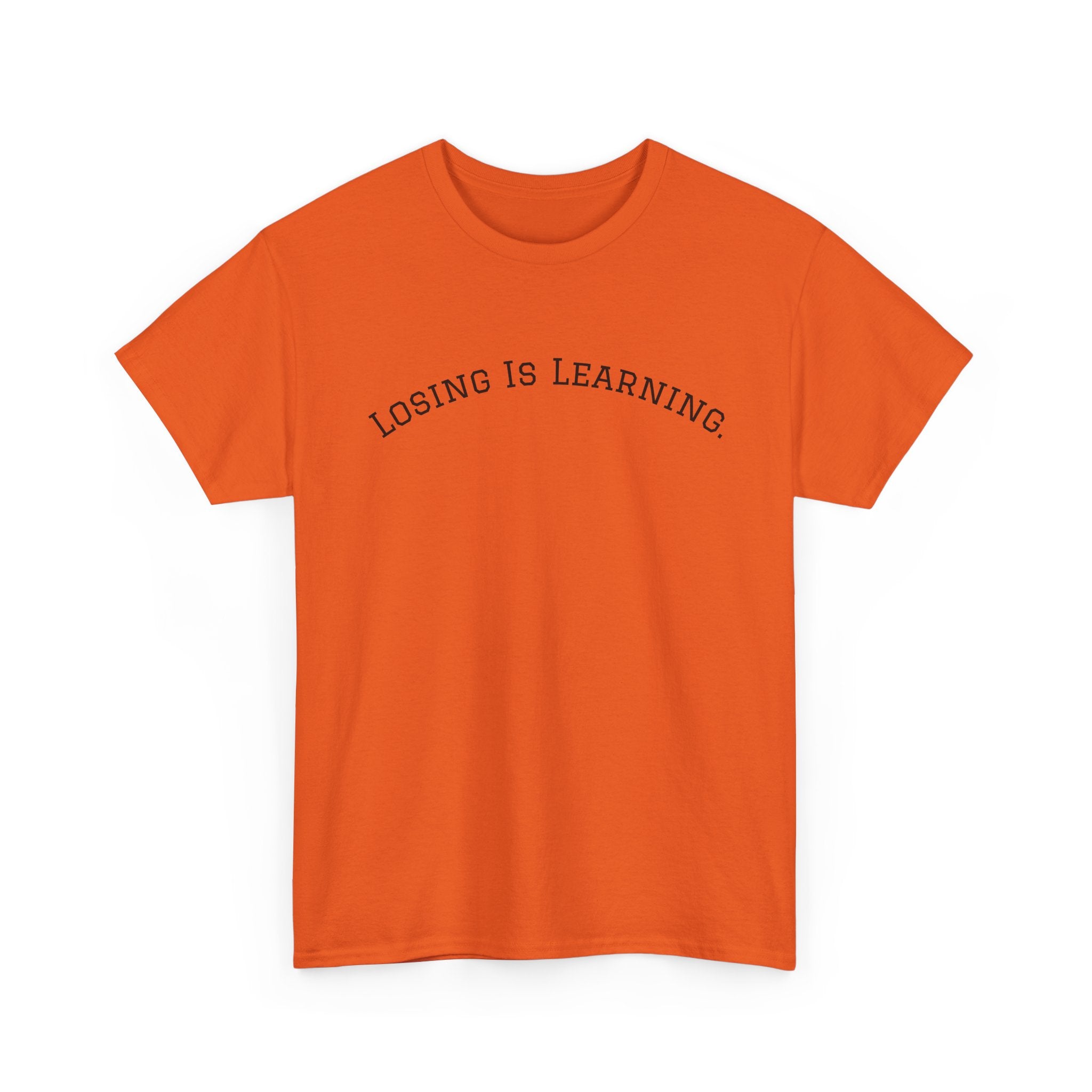 Losing Is Learning Tee — Minimal Inspirational Graphic T-Shirt