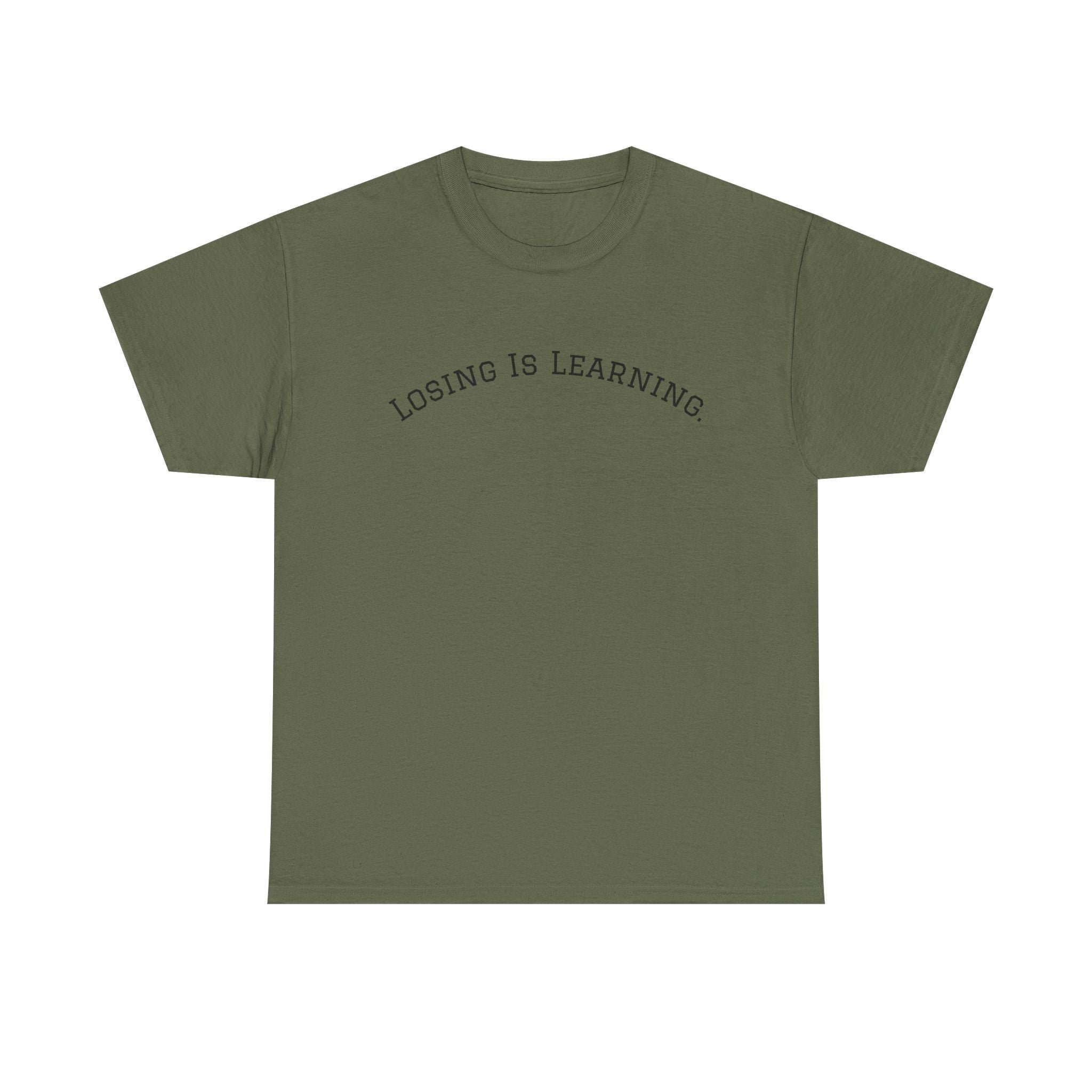 Losing Is Learning Tee — Minimal Inspirational Graphic T-Shirt