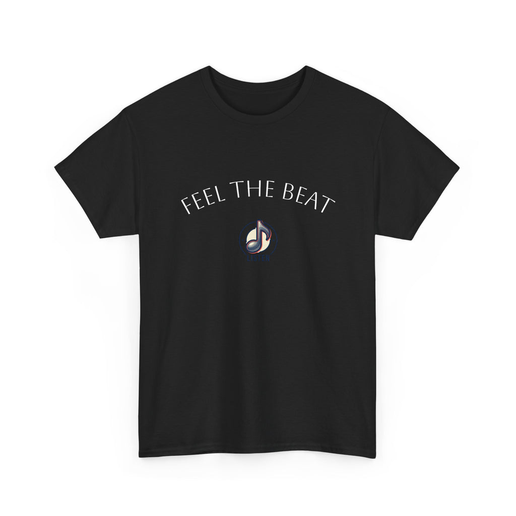 Feel The Beat Tee — Music Note Graphic T-Shirt
