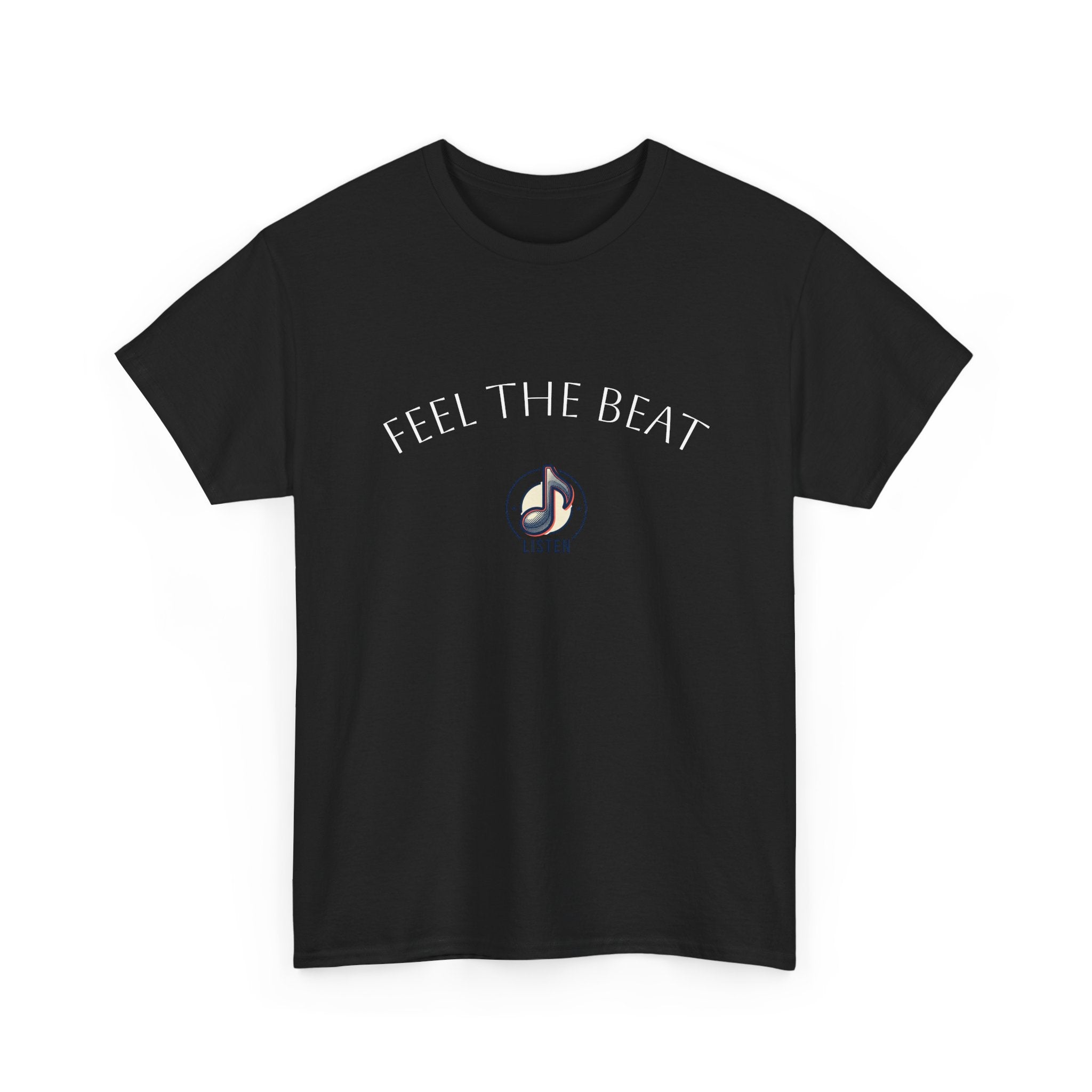 Feel The Beat Tee — Music Note Graphic T-Shirt