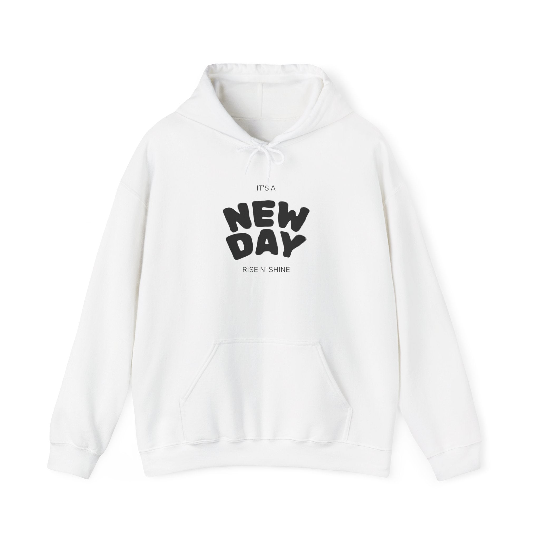 The New Day hoodie | Positive Quote Hooded Sweatshirt, Rise & Shine Design