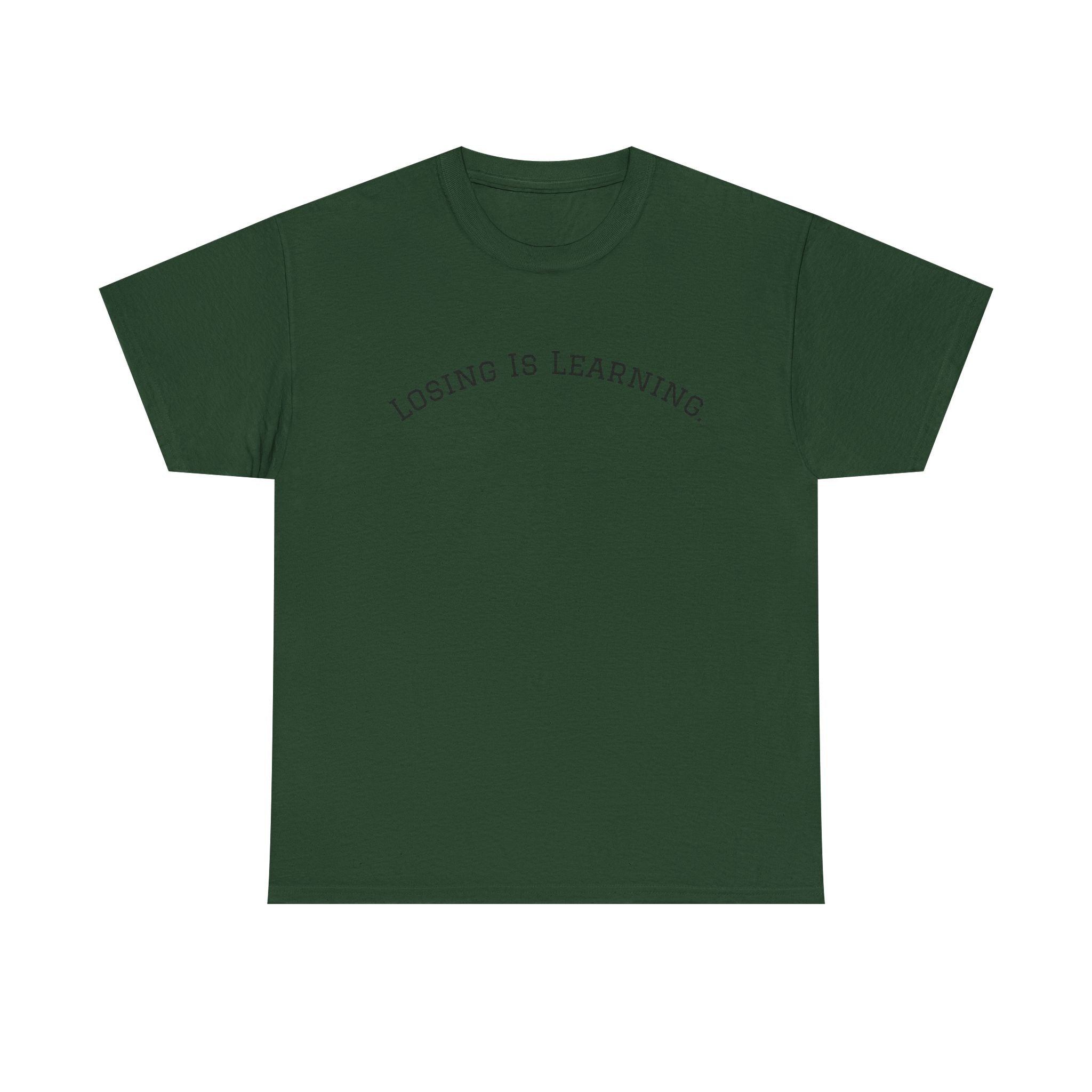 Losing Is Learning Tee — Minimal Inspirational Graphic T-Shirt