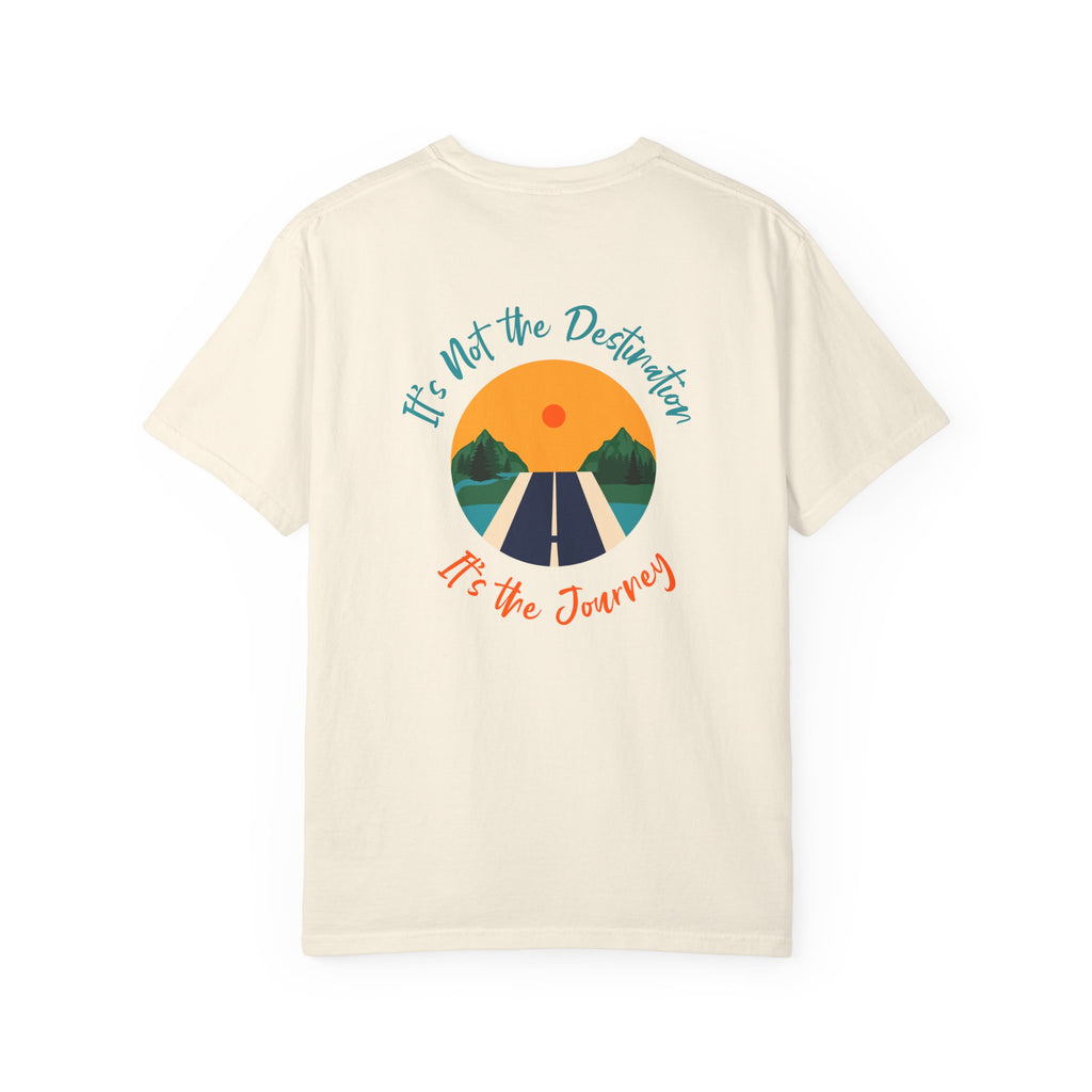 It’s Not the Destination It’s the Journey T-shirt | Road Sunset Graphic