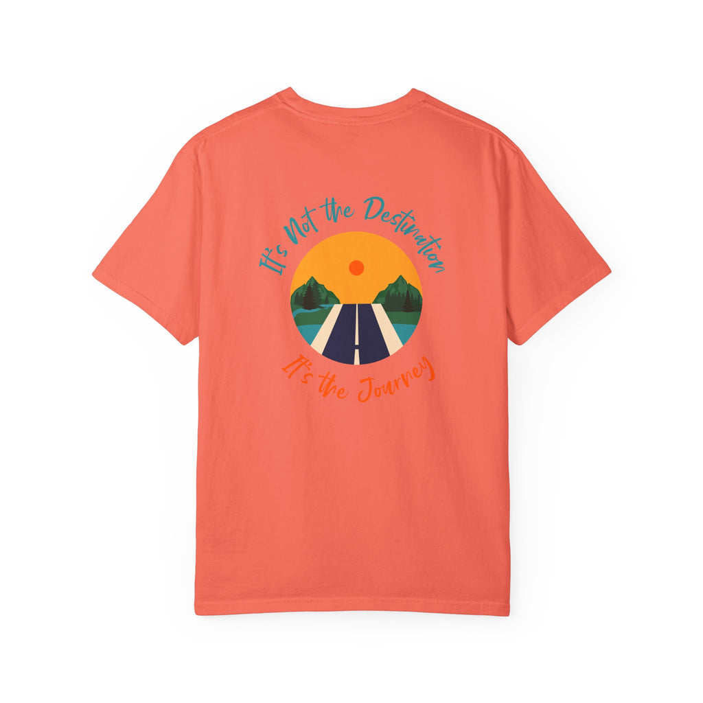 It’s Not the Destination It’s the Journey T-shirt | Road Sunset Graphic