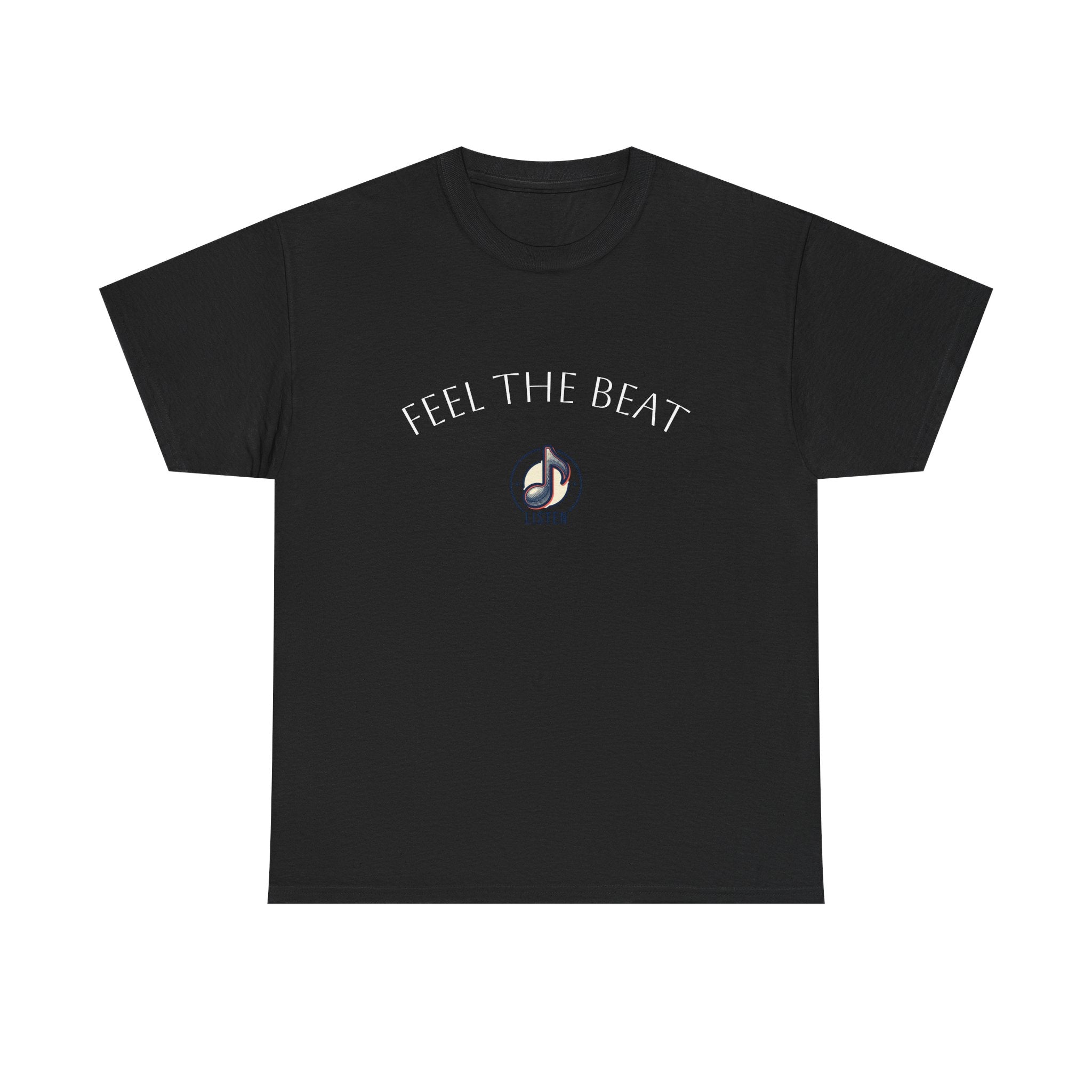 Feel The Beat Tee — Music Note Graphic T-Shirt