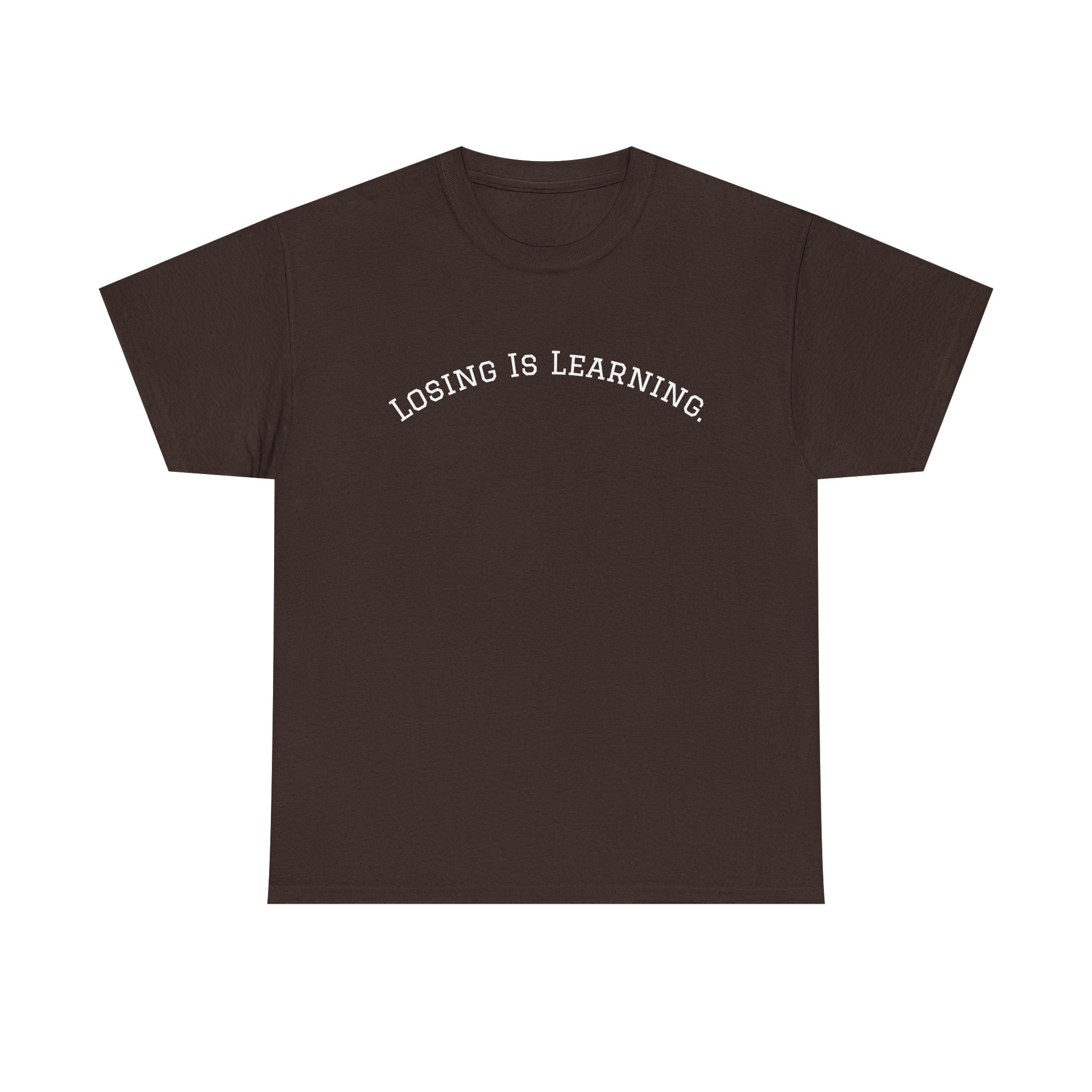 Losing Is Learning Tee — Minimal Inspirational Graphic T-Shirt