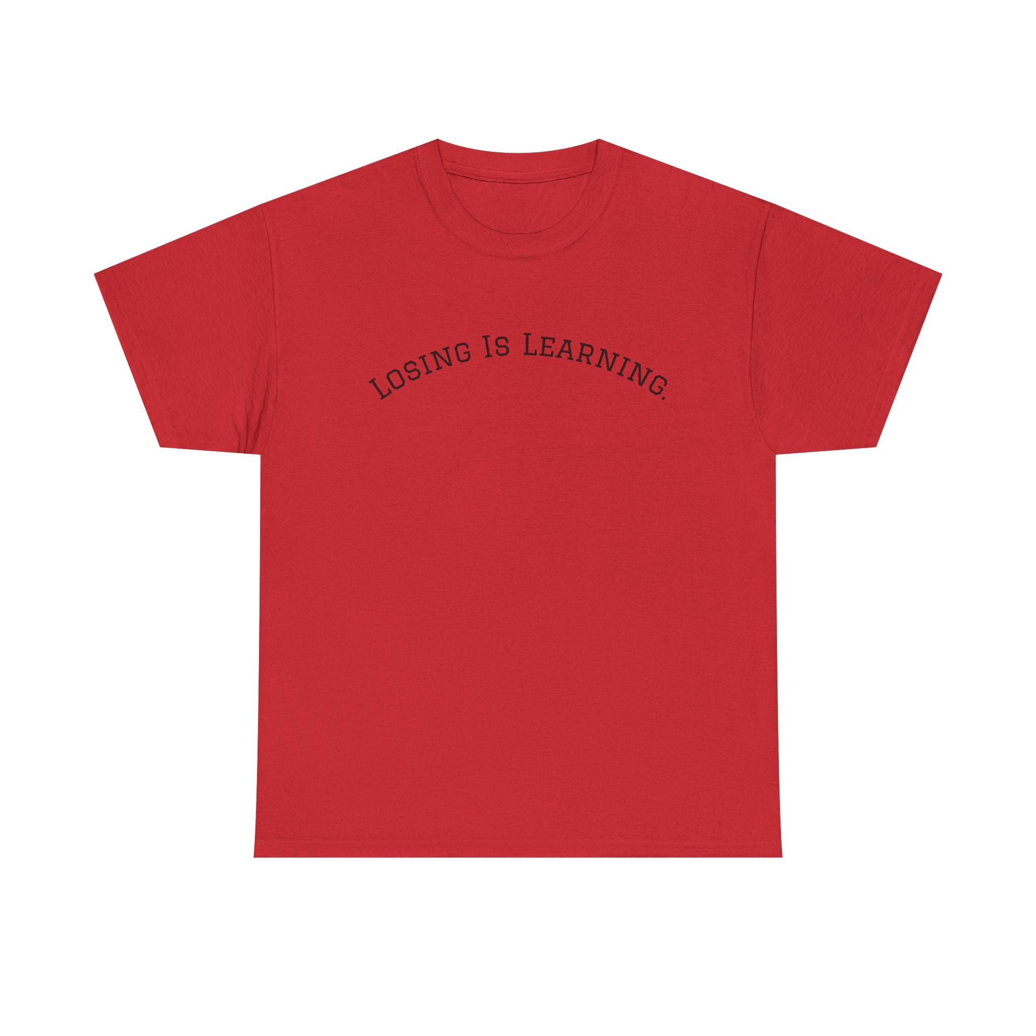 Losing Is Learning Tee — Minimal Inspirational Graphic T-Shirt
