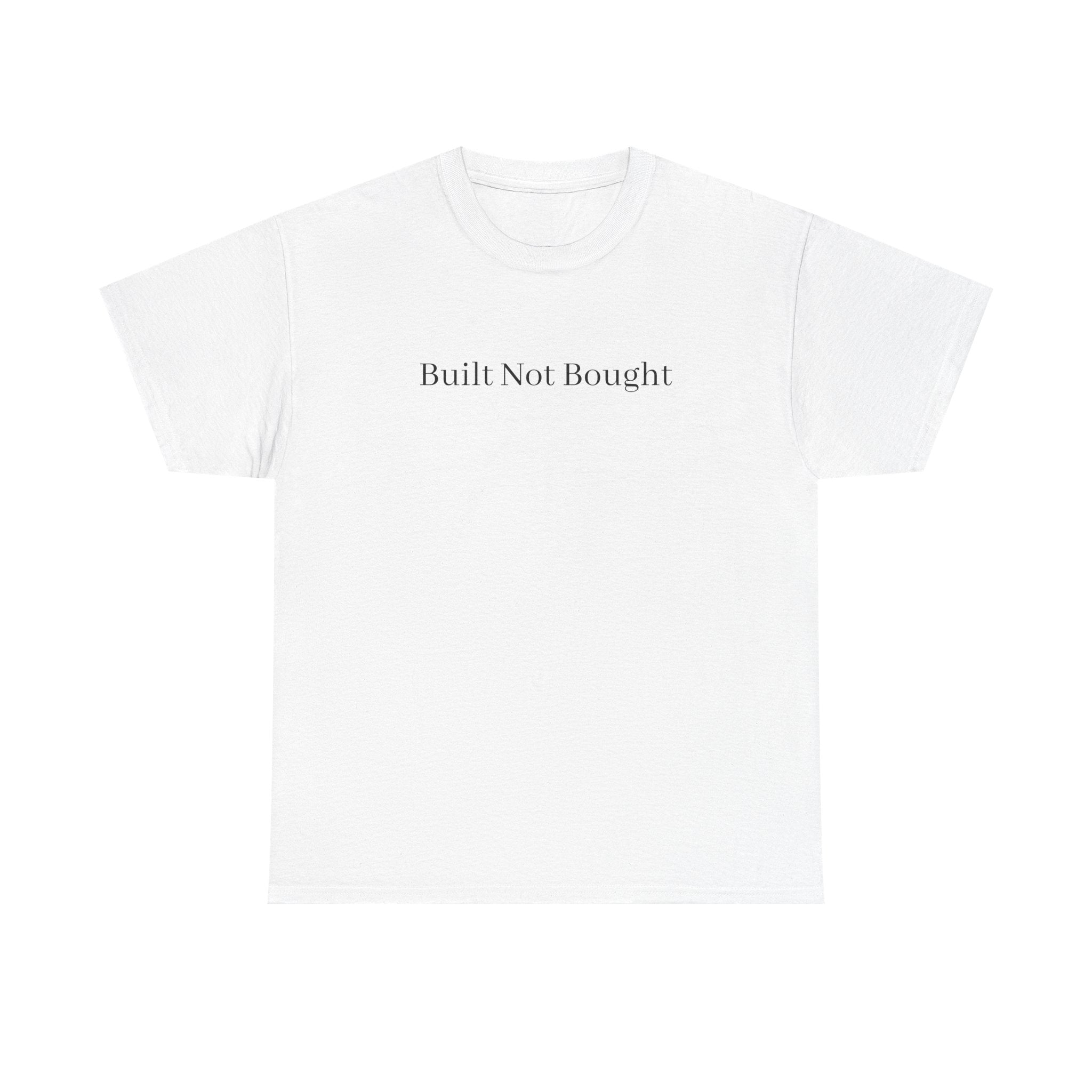 Built Not Bought graphic Tee | Muscle Car Illustration, Racing Emblem