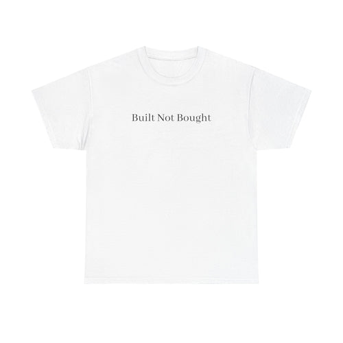 Built Not Bought graphic Tee | Muscle Car Illustration, Racing Emblem
