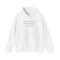 Live The Life You Want To Live Hoodie | Minimal Inspirational Typography
