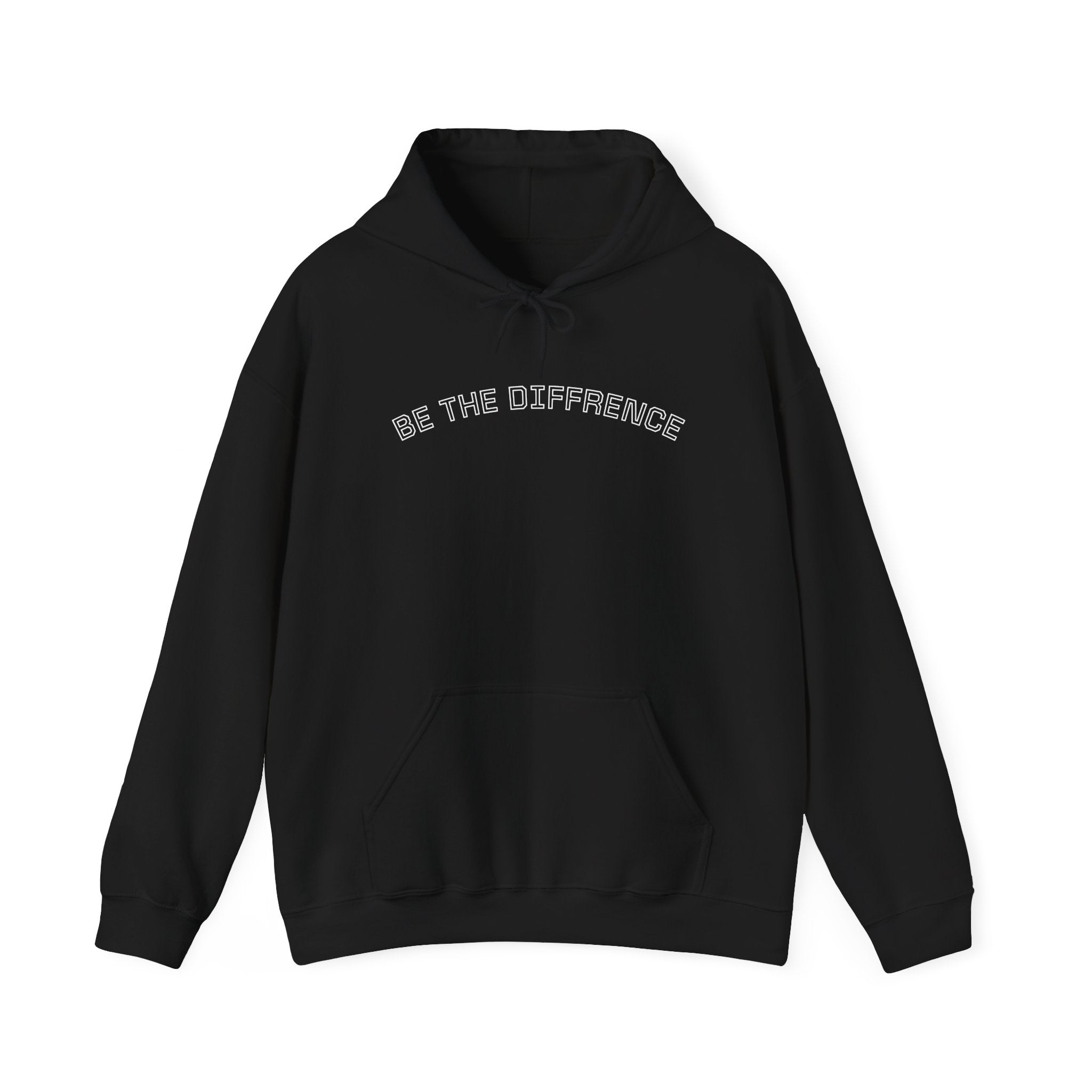 Be The Difference Hoodie | Minimal Arch Text Sweatshirt