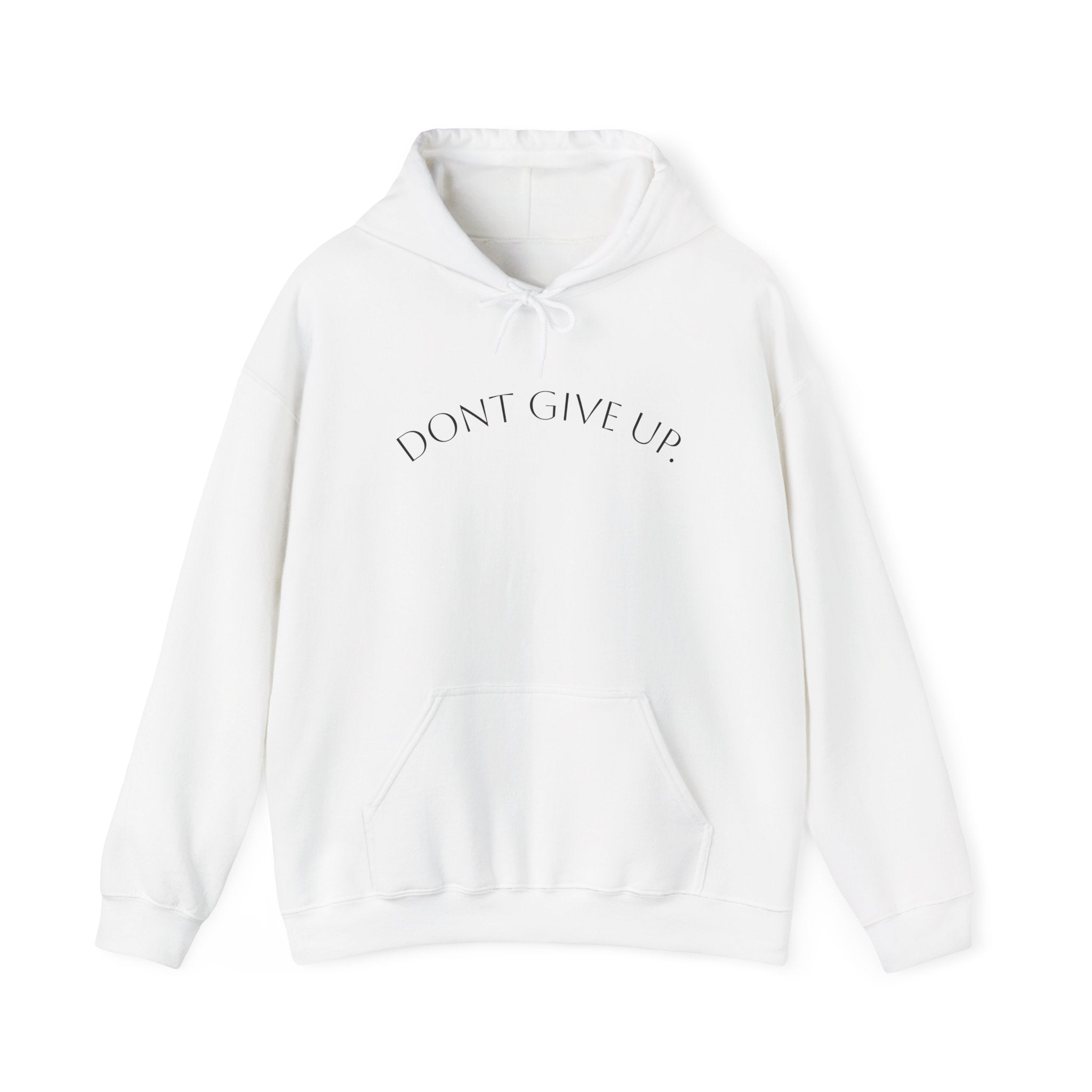 Don’t Give Up minimalist text hoodie | Sweatshirt