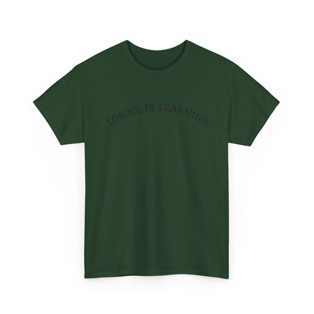 Losing Is Learning Tee — Minimal Inspirational Graphic T-Shirt