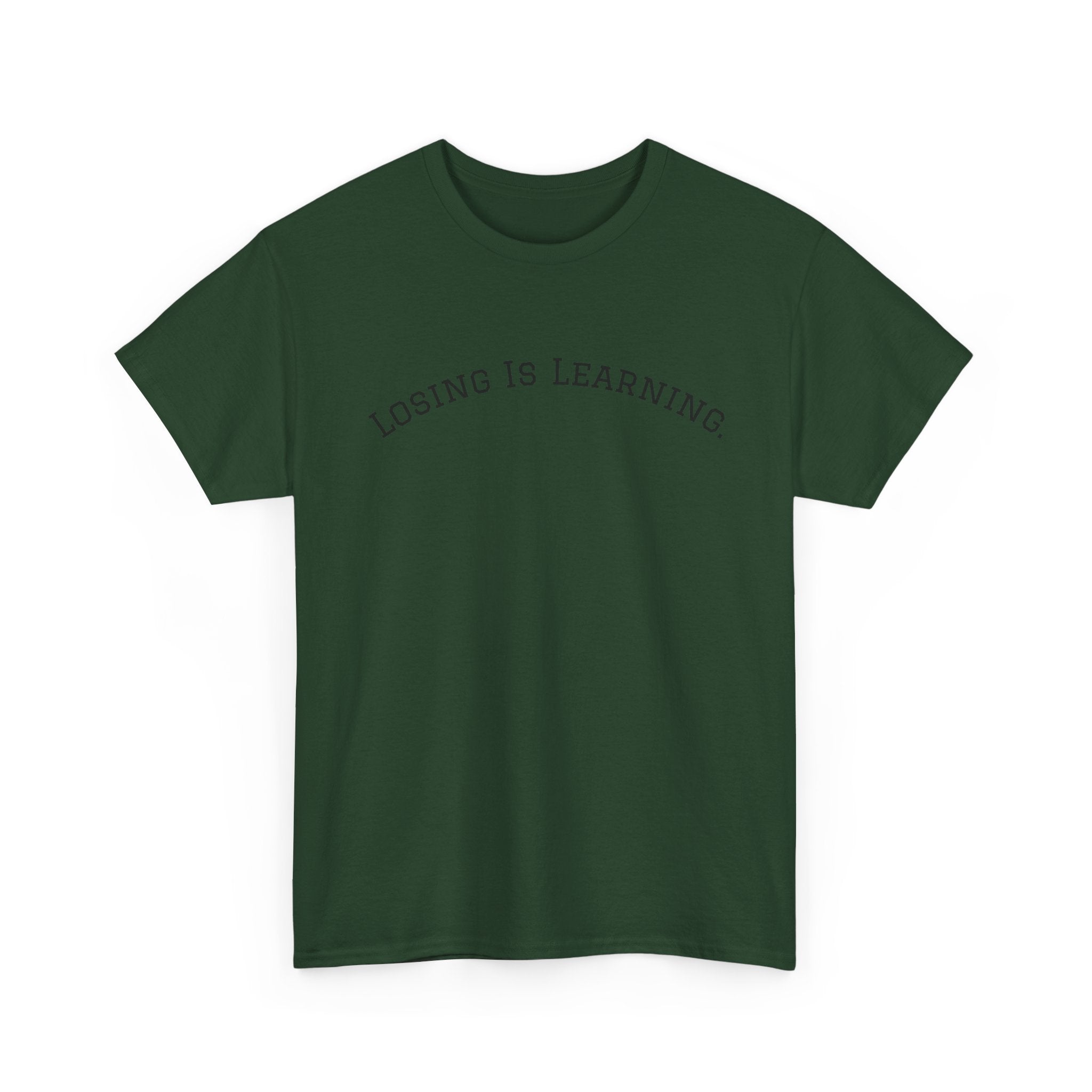 Losing Is Learning Tee — Minimal Inspirational Graphic T-Shirt