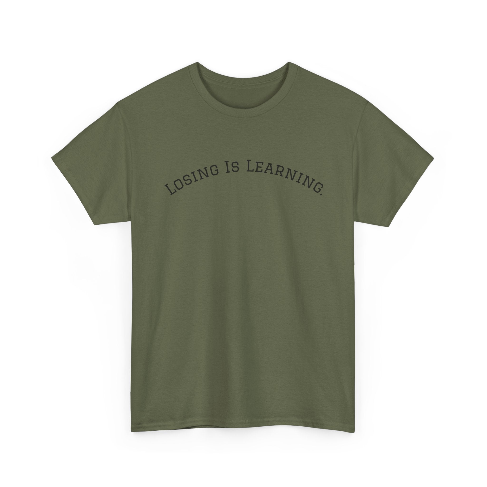 Losing Is Learning Tee — Minimal Inspirational Graphic T-Shirt