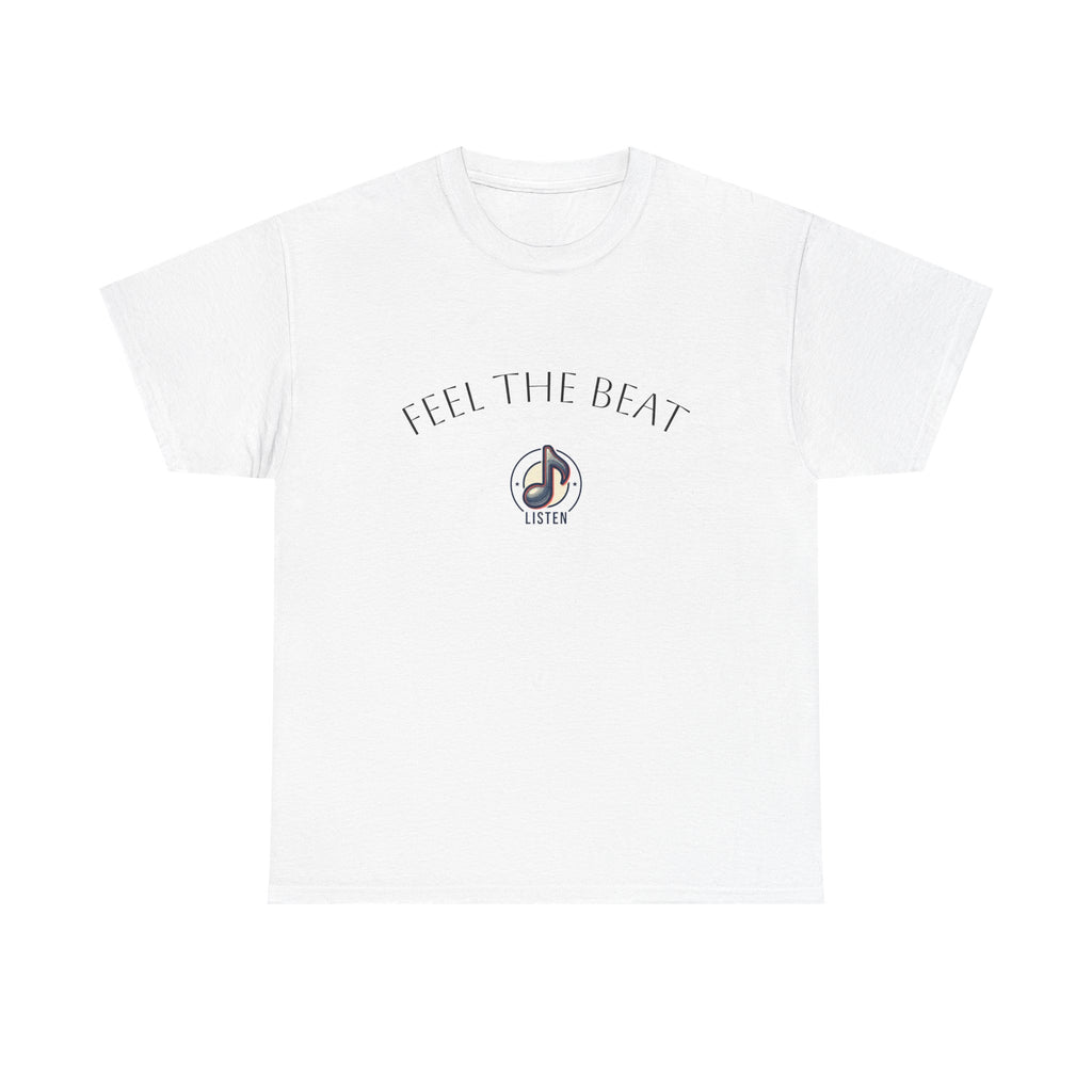Feel The Beat Tee — Music Note Graphic T-Shirt