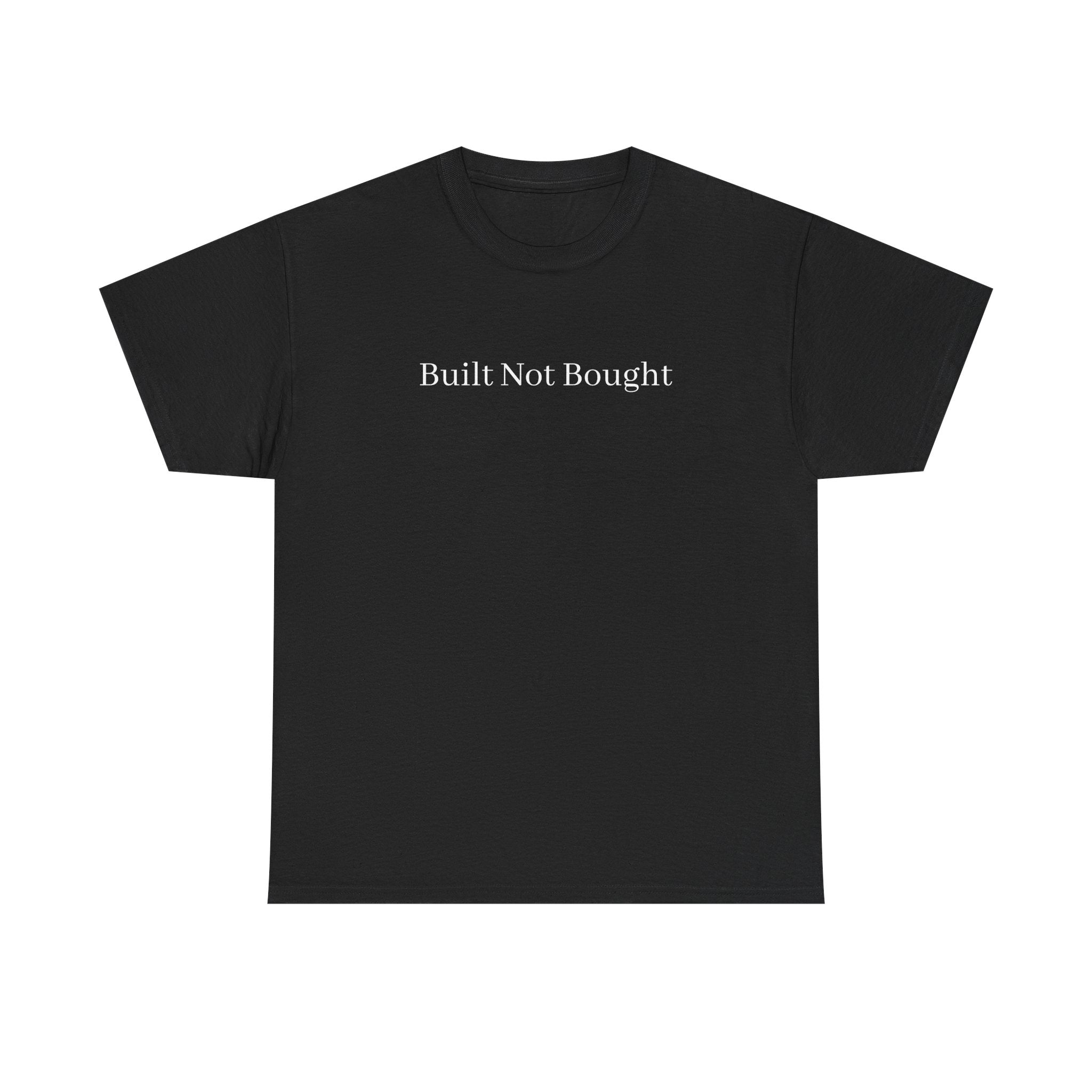 Built Not Bought graphic Tee | Muscle Car Illustration, Racing Emblem